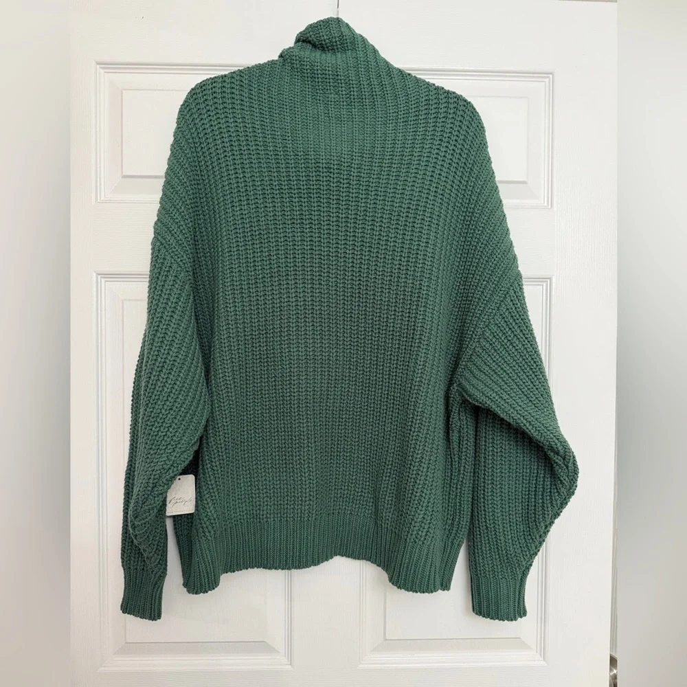 NWT Free People Swim Too Deep Turtleneck Sweater | Size XS - Picture 3 of 7